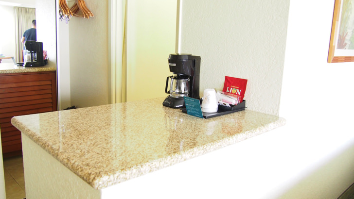 オハナ・ワイキキ・マリア・バイ・アウトリガー(ハワイのホテル)(部屋のコーヒー等)