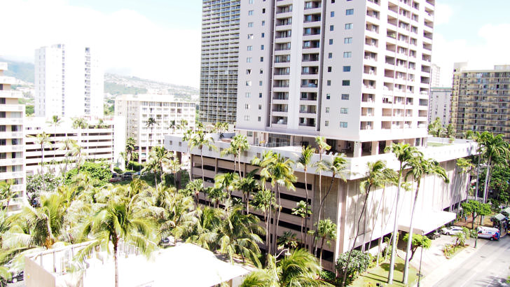 オハナ・ワイキキ・マリア・バイ・アウトリガー(ハワイのホテル)(部屋から見える景色)