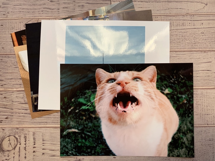 さくっとプリント 届いた写真