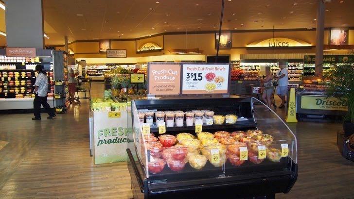 ハワイ・オアフ島にあるセーフウェイ(店内の様子)