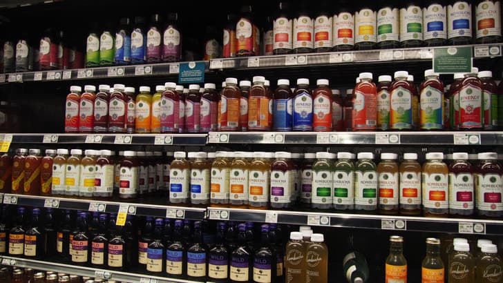 ハワイ・オアフ島にあるホールフーズ・マーケット・クイーン(ドリンク類)