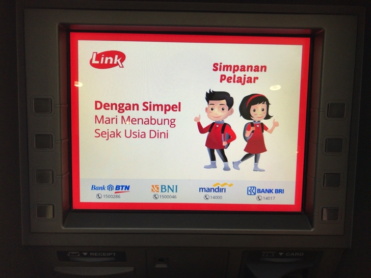 バリ島でセディナカードのキャッシングをする手順