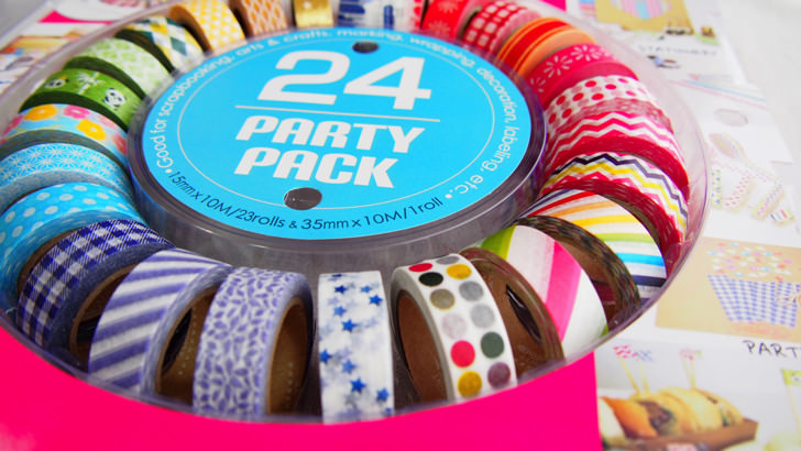 コストコのPOINT＆LINE マスキングテープ(サイズの表記)