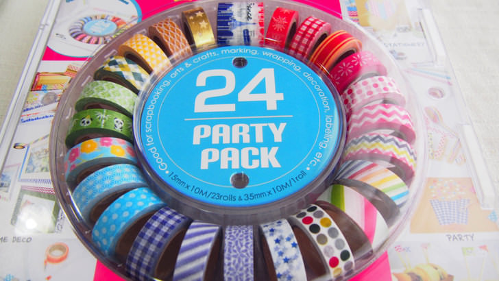 コストコのPOINT＆LINE マスキングテープ(24ロール入り)