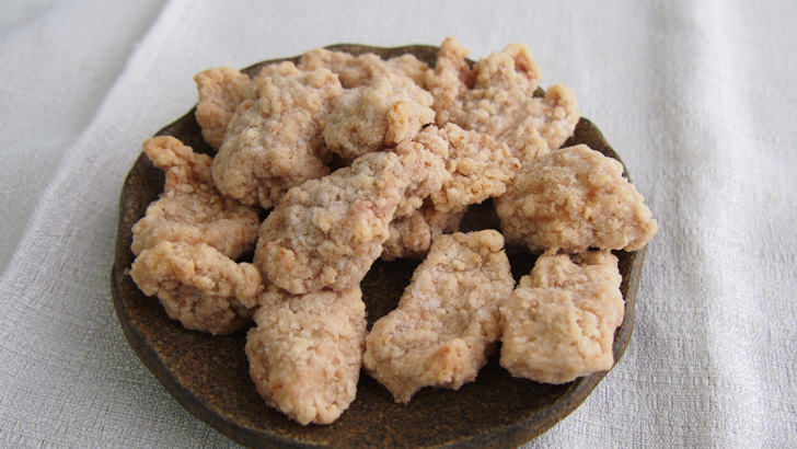 コストコのさくらどり 若鶏唐揚げ(冷凍の状態)