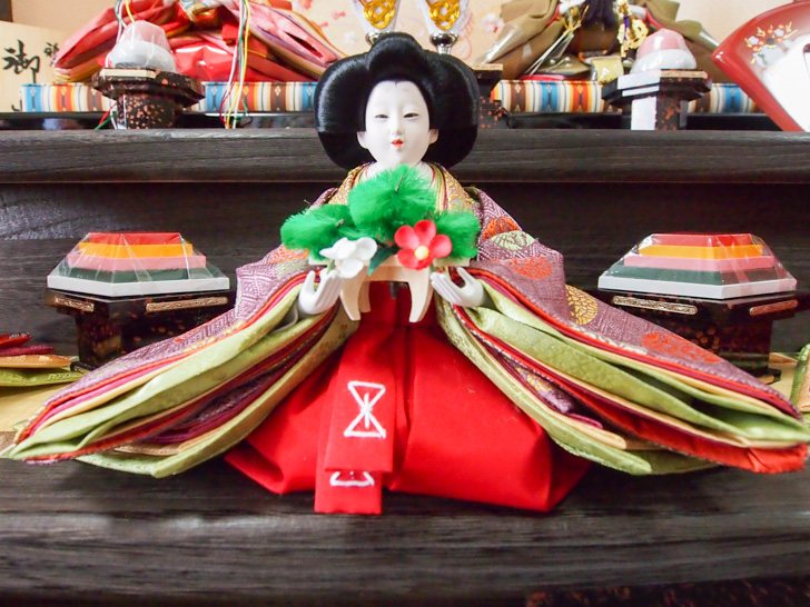 雛人形 三人官女 中央