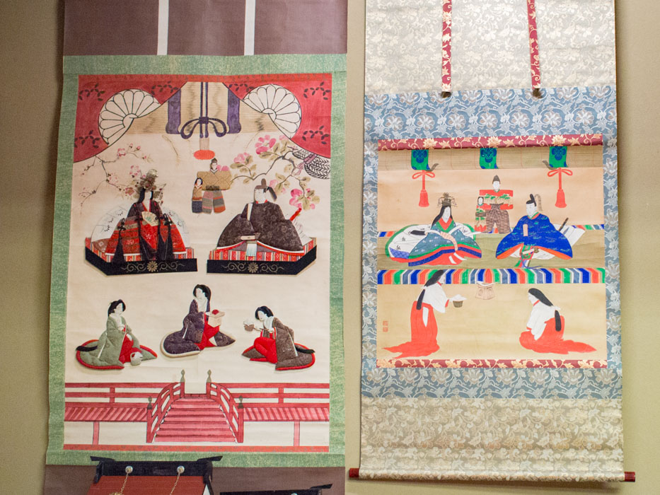 雛人形 掛け軸飾り