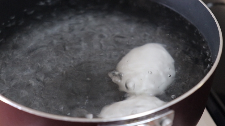 ゆで卵の作り方の写真