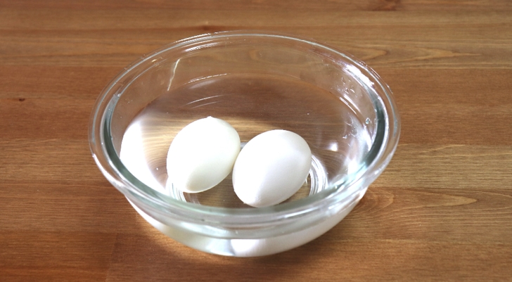 ゆで卵の作り方の写真