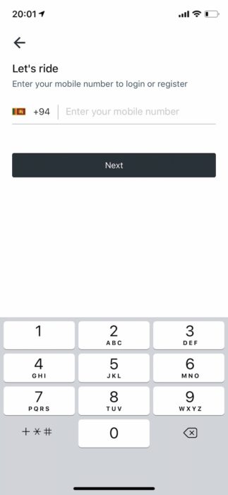 スリランカ配車アプリPickMeイメージ