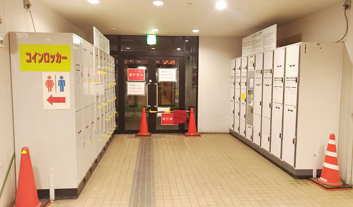 前橋駅のコインロッカー