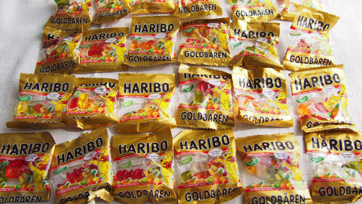コストコのハリボー ミニゴールドベア(個包装の状態)
