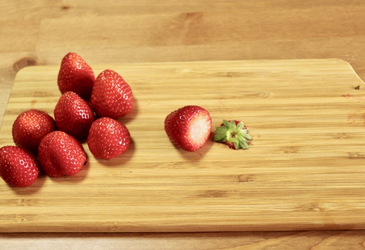 いちごミルクのレシピ写真