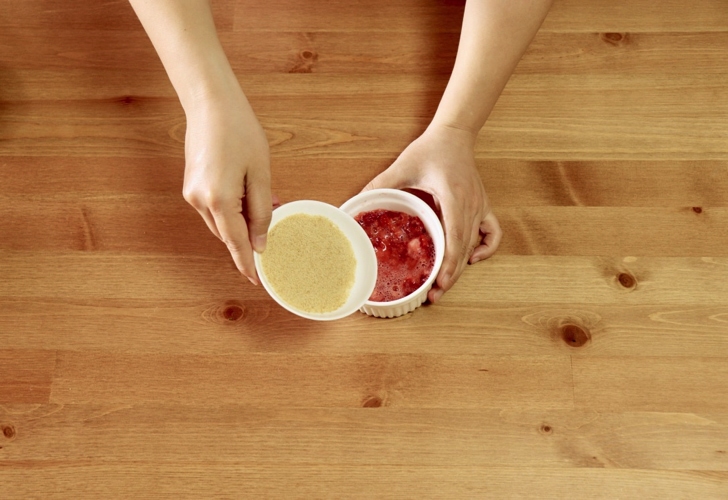 いちごミルクのレシピ写真