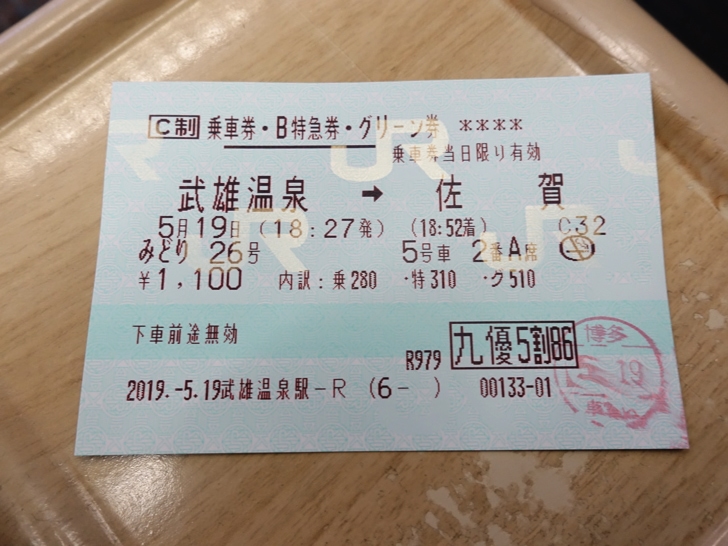 JR九州株主優待券を使ってみた！書き方・一筆書きでのお得な使い方