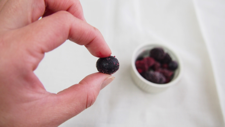 コストコのスリーベリーブレンド(ブルーベリー)