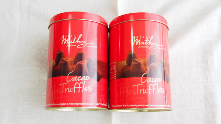 コストコのマセズ フレンチ プレーン トリュフ(容器)