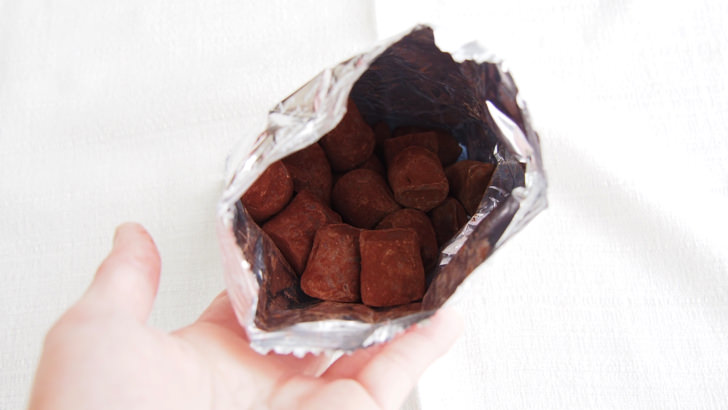 コストコのマセズ フレンチ プレーン トリュフ(開封した状態)