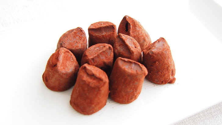 コストコのマセズ フレンチ プレーン トリュフ(トリュフチョコレートの状態)