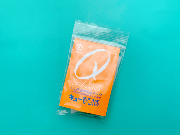 人口呼吸用携帯マスク