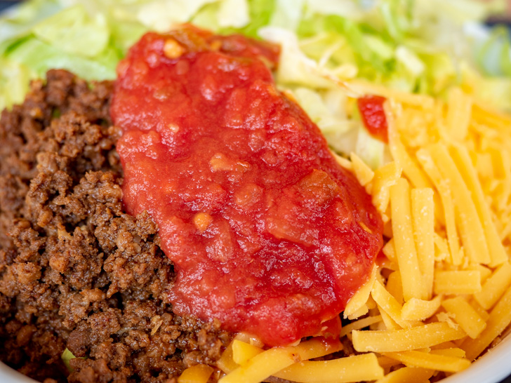 吉野家 タコライス(店舗・期間限定商品)のサルサ