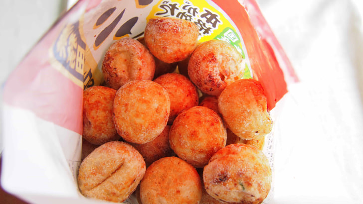 コストコのSHOWAたこ焼き(60個入りの中身の状態)