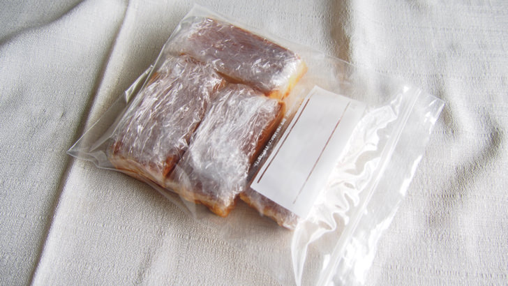 コストコのキャラメルフラン(冷凍保存の方法)