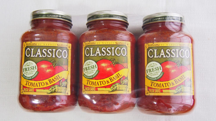 コストコの調味料のおすすめランキング(クラシコパスタソース トマト&バジル)