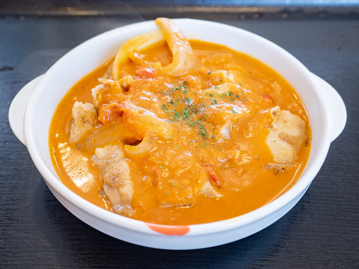 松屋でauPayを使って支払ったバターチキンカレー