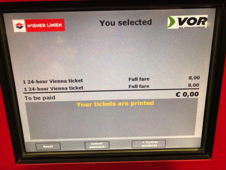 ウィーン24時間チケットの買い方