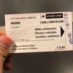 ウィーン24時間チケット(24 hours Vienna ticket)の買い方と乗り方を解説！地下鉄・トラム・バスが乗り放題に