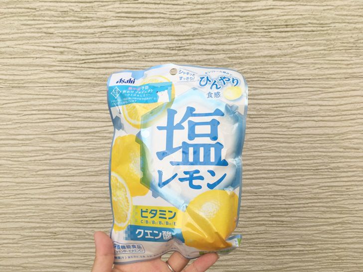 アルカでLINE Pay払いをしたときに購入した塩レモンあめ写真