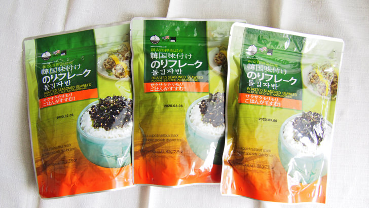 コストコの韓国味付けのりフレーク(個包装)