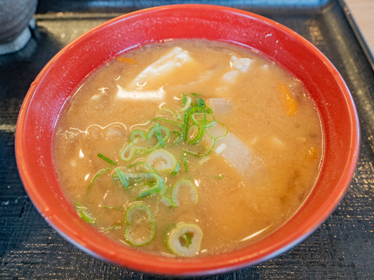 吉野家でLINE Payで支払って食べた「豚汁」