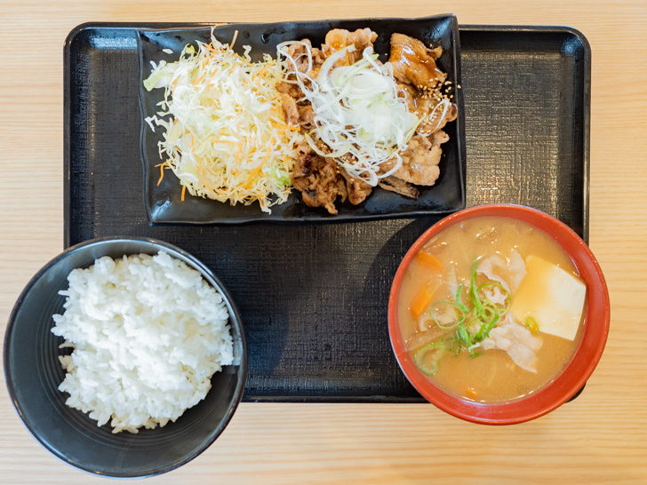 吉野家でメルペイを使って支払った牛カルビ定食