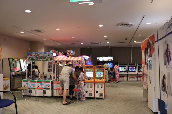 ニューフジヤホテルの3階のゲームセンター