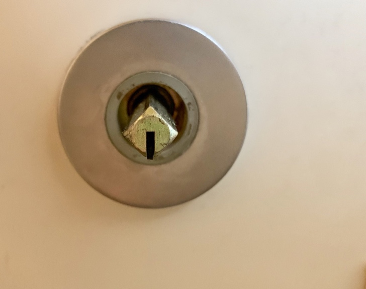 ドアノブの設置部分