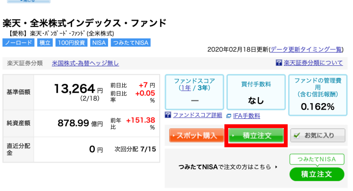 楽天証券 投資信託 買い方03
