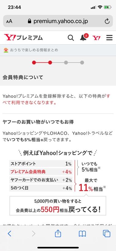 LYPプレミアムを解約する流れ