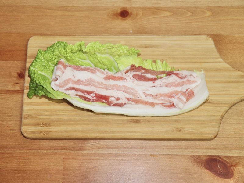 白菜と豚バラのミルフィーユのレシピ