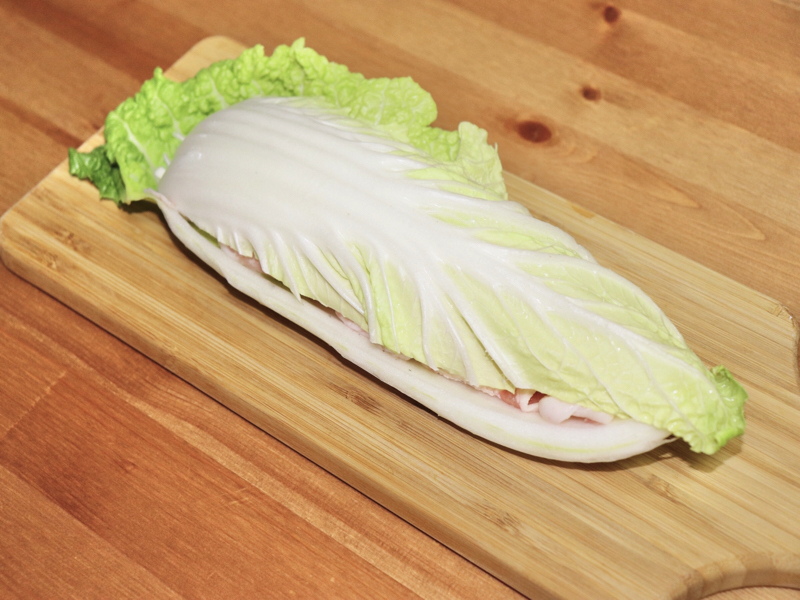 白菜と豚バラのミルフィーユのレシピ