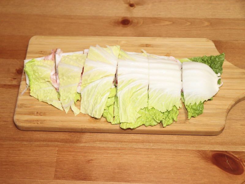 白菜と豚バラのミルフィーユのレシピ