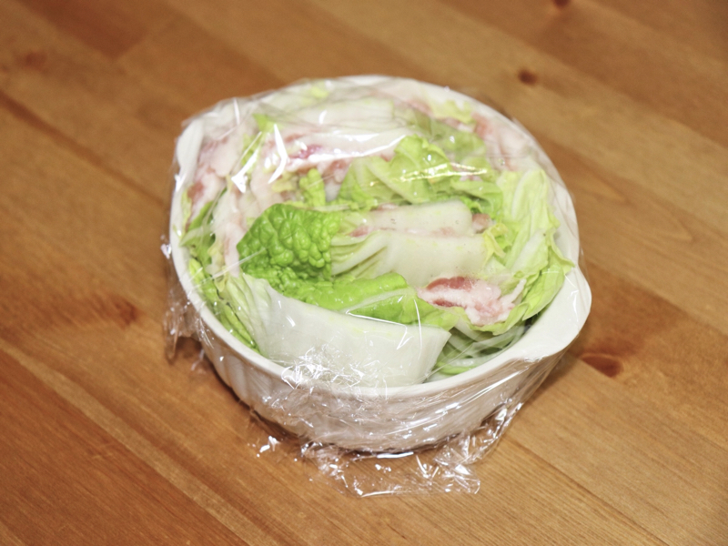 白菜と豚バラのミルフィーユのレシピ